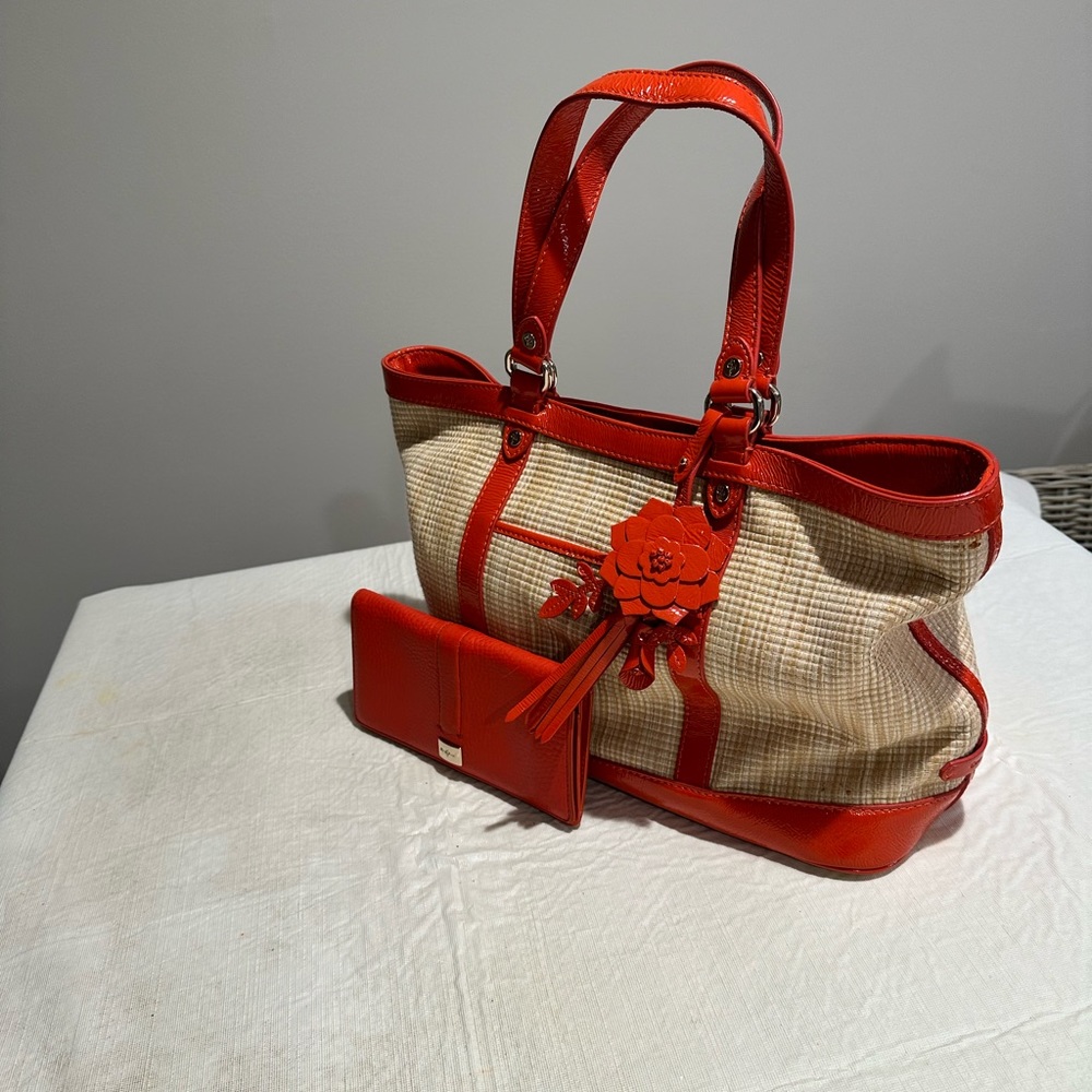 Cole Hahn matching handbag and wallet